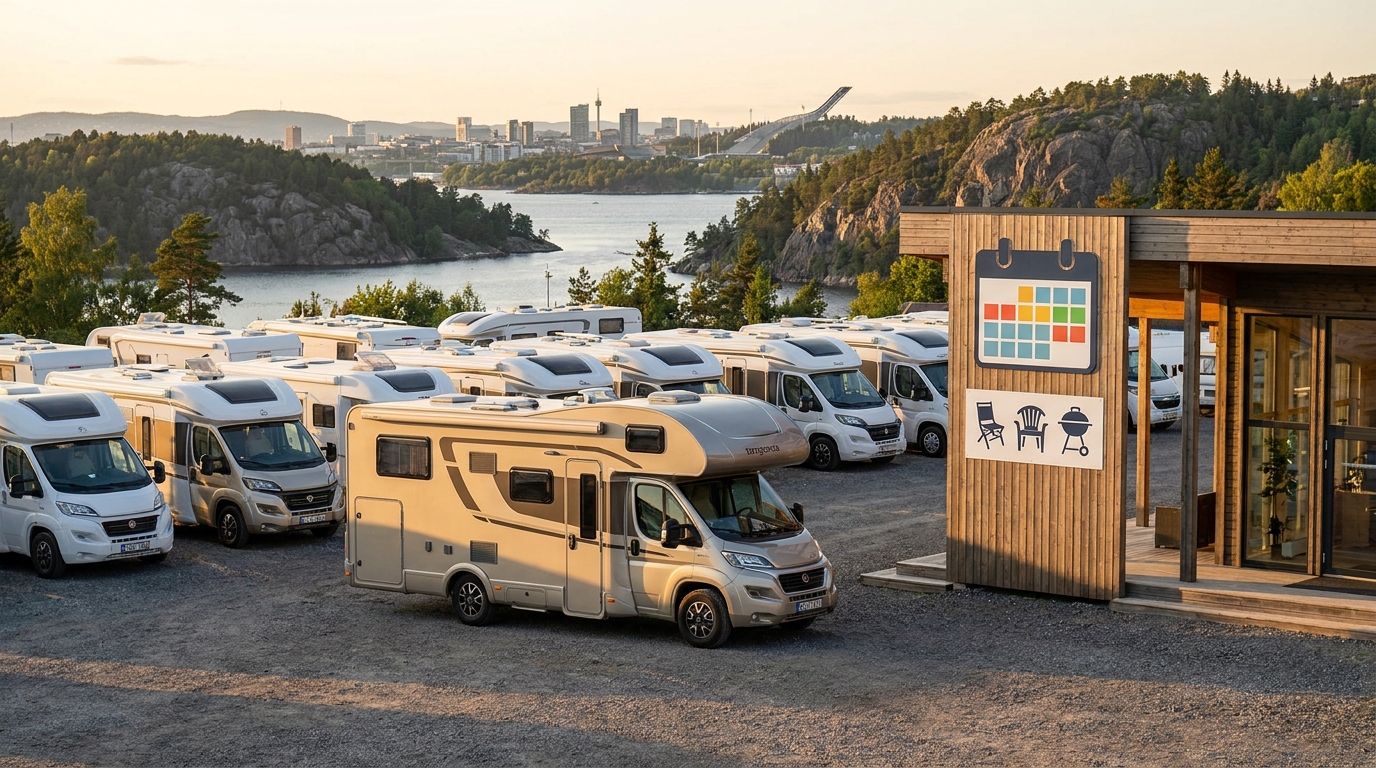 Map for Cheap RV Camping in Oslo - Budget Sites 2026